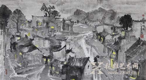 李肇瑜 《夜色渐浓》 101x54cm 李肇瑜 《夜色渐浓》 101x54cm