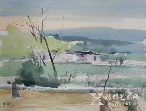 孙志纯《三月》 48×36cm 孙志纯《三月》 48×36cm